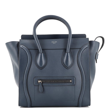 Celine Luggage Bag Grainy Leather Mini