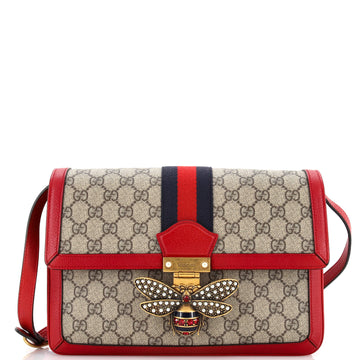 Gucci Queen Margaret Shoulder Bag GG Coated Canvas Medium