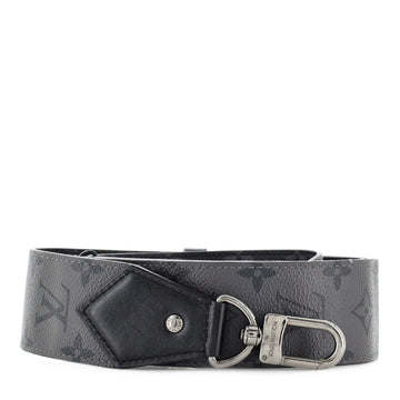 Louis Vuitton Reversible Strap Monogram Eclipse Canvas