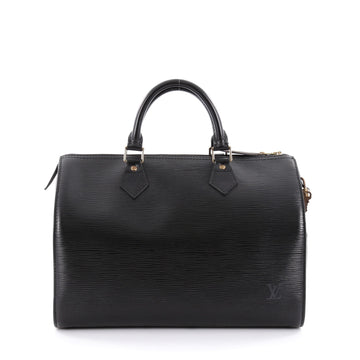 Louis Vuitton Speedy Handbag Epi Leather 35 Black