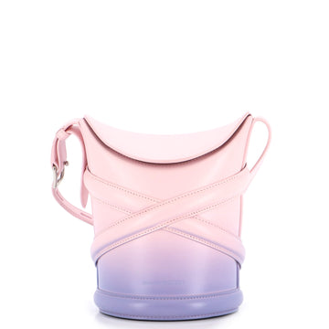 Alexander McQueen The Curve Bucket Bag Leather Small