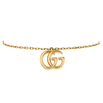 Gucci GG Running Charm Chain Bracelet 18K Yellow Gold