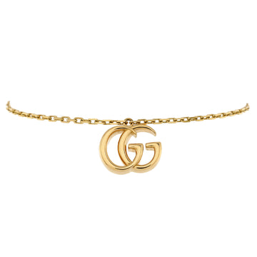 Gucci GG Running Charm Chain Bracelet 18K Yellow Gold