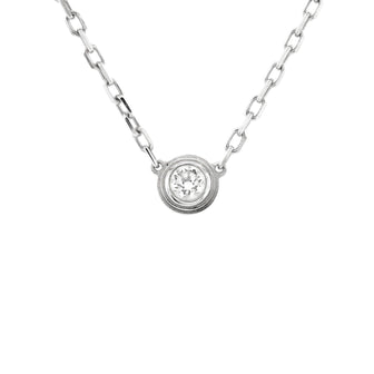 Cartier Cartier D'Amour Pendant Necklace 18K White Gold with Diamond Small