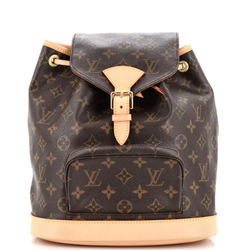 Louis Vuitton Vintage Montsouris Backpack Monogram Canvas MM