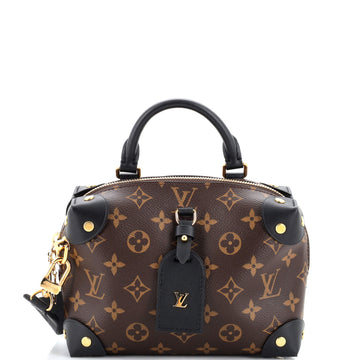 Louis Vuitton Petite Malle Souple Handbag Monogram Canvas