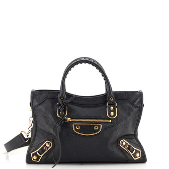 Balenciaga City Classic Metallic Edge Bag Leather Small