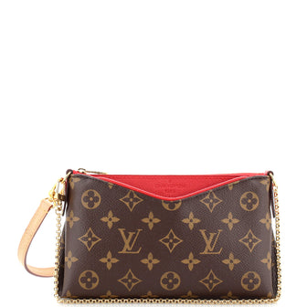Louis Vuitton Pallas Clutch Monogram Canvas