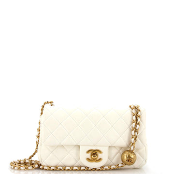 Chanel Pearl Crush Flap Bag Quilted Lambskin Mini
