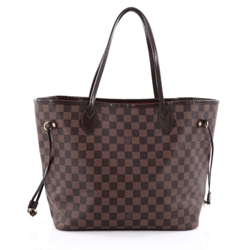 Louis Vuitton Neverfull NM Tote Damier MM Brown 2277201