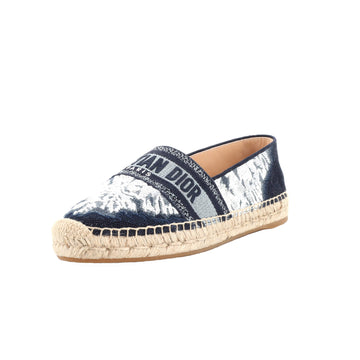 Christian Dior Women's Granville Espadrilles Embroidered Canvas