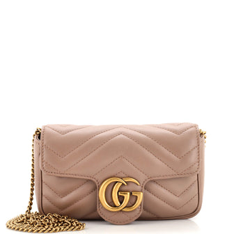 Gucci GG Marmont Flap Bag Matelasse Leather Super Mini