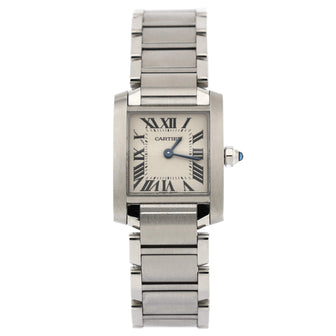 Cartier Tank Francaise Quartz Watch Stainless Steel 20