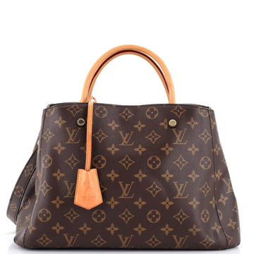 Louis Vuitton Montaigne Handbag Monogram Canvas MM