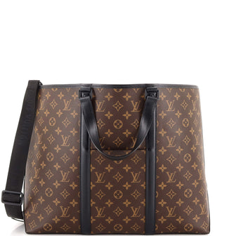 Louis Vuitton Macassar Shopping Bag in Brown Monogram Canvas