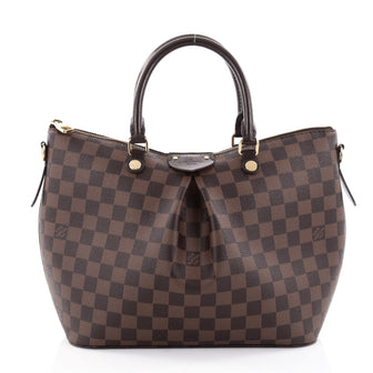 Louis Vuitton Siena Handbag Damier MM Brown 2278201