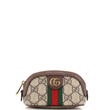 Gucci Ophidia Key Pouch GG Coated Canvas