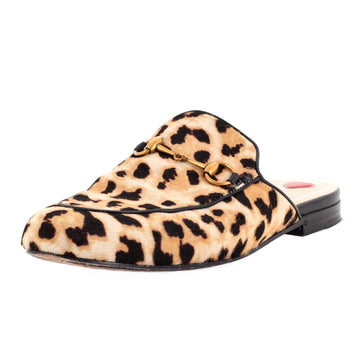 Gucci Women's Princetown Mules Printed Calf Hair