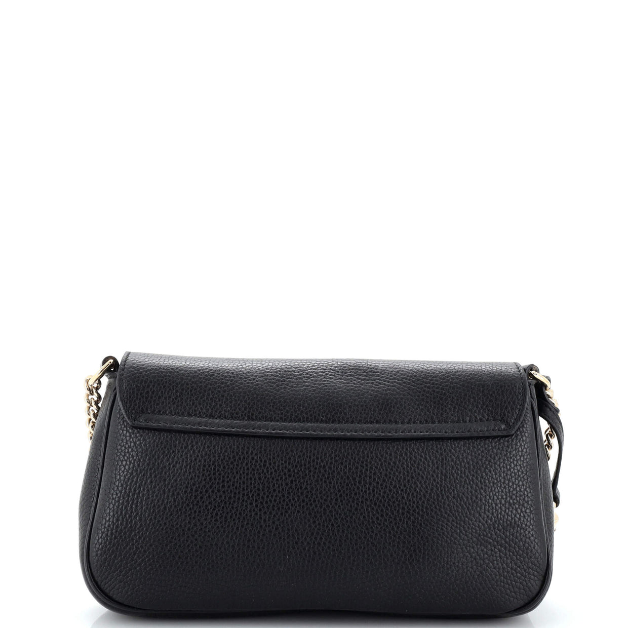 Gucci Soho Chain Crossbody Bag Leather Medium Black 2278371