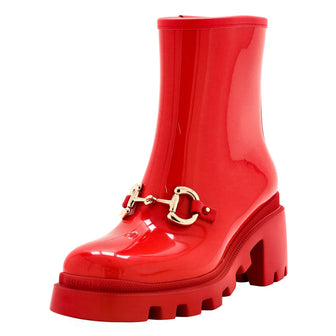 Gucci Women's Horsebit Ankle Boots (Outlet) Rubber