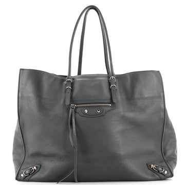 Balenciaga Papier A4 Zip Around Classic Studs Bag Leather Large