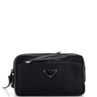 Prada Zip Waist Bag Tessuto Small