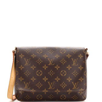 Louis Vuitton Musette Tango Handbag Monogram Canvas