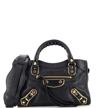 Balenciaga City Classic Metallic Edge Bag Leather Mini
