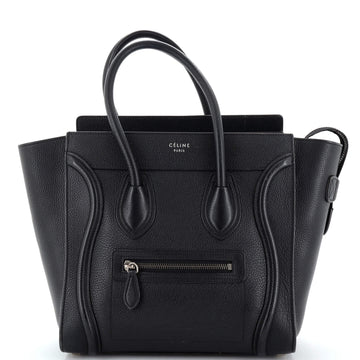 Celine Luggage Bag Grainy Leather Micro