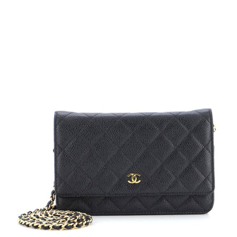 Chanel Wallet on Chain Quilted Caviar