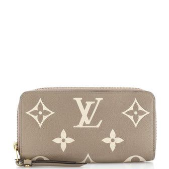 Louis Vuitton Zippy Wallet Bicolor Monogram Empreinte Giant