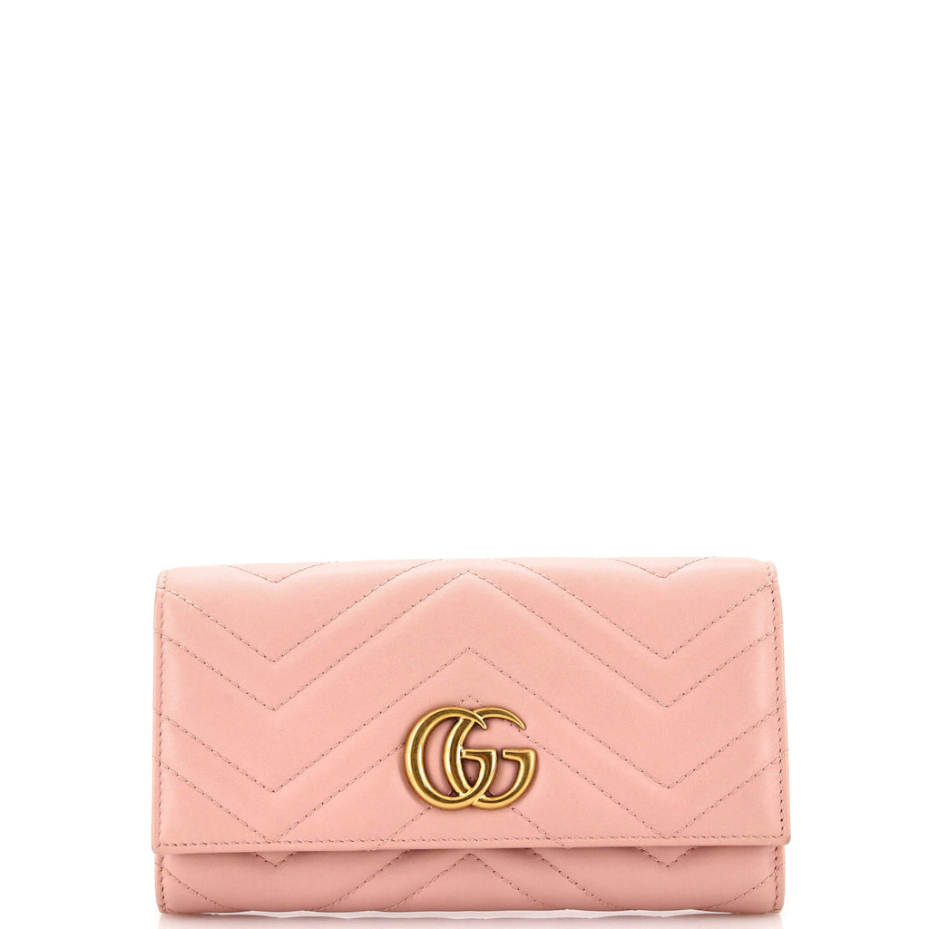 Gucci Pink Marmont GG Wallet 