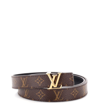 Louis Vuitton LV Iconic Reversible Belt Monogram Canvas and Leather Thin