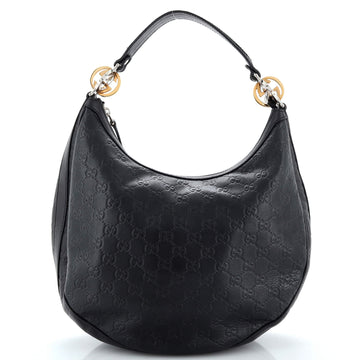 Gucci Twins Hobo Guccissima Leather Medium