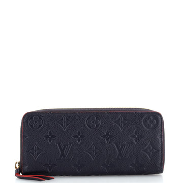 Louis Vuitton Clemence Wallet Monogram Empreinte Leather
