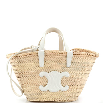 Celine Triomphe Basket Shoulder Bag Teen