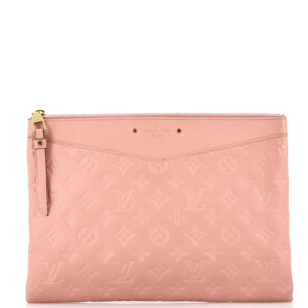 Louis Vuitton Monogram Empreinte Daily Pouch 2019 Ss, Pink