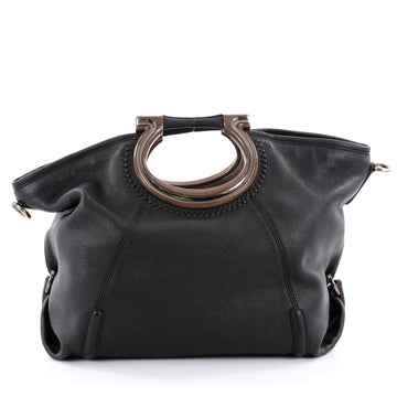 Salvatore Ferragamo Fiammetta Tote Whipstitch Leather 2280203