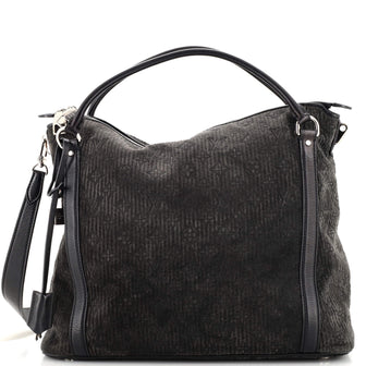 Louis Vuitton Antheia Ixia Handbag Suede MM