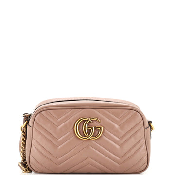 Gucci GG Marmont Shoulder Bag Matelasse Leather Small