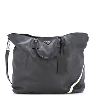 Prada Convertible Open Tote Saffiano Leather Large