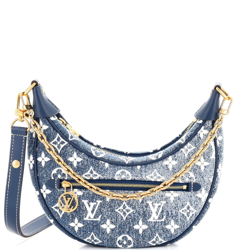 Louis Vuitton Denim Monogram Loop Shoulder Bag
