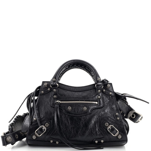 Balenciaga Neo Cagole City Bag Leather XS Black 2281671