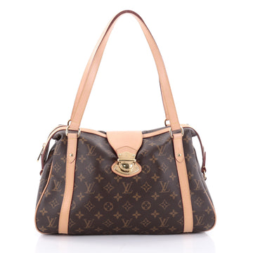 Louis Vuitton Stresa Handbag Monogram Canvas PM Brown 2281701