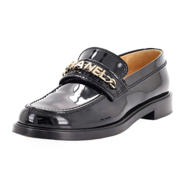 Chanel Women's Logo Loafers Patent