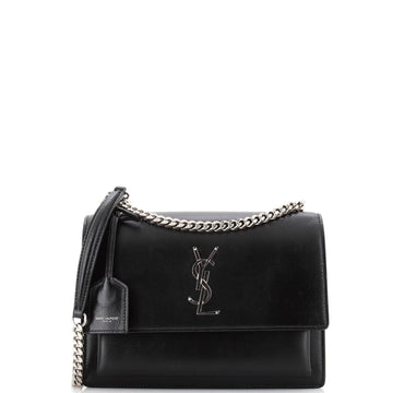Saint Laurent Sunset Crossbody Bag Leather Medium