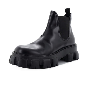 Prada Men's Monolith Chelsea Boots Leather