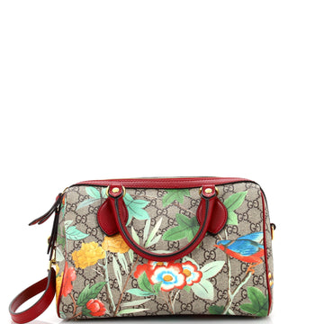 Gucci Convertible Boston Bag Tian Print GG Coated Canvas Small