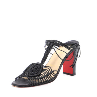 Christian Louboutin Women's Janis Heeled Sandals Leather 85