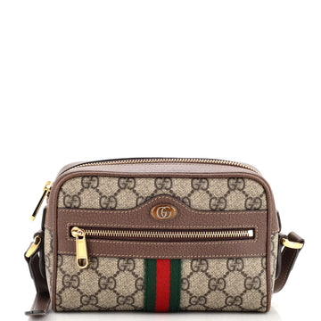 Gucci Ophidia Shoulder Bag GG Coated Canvas Mini